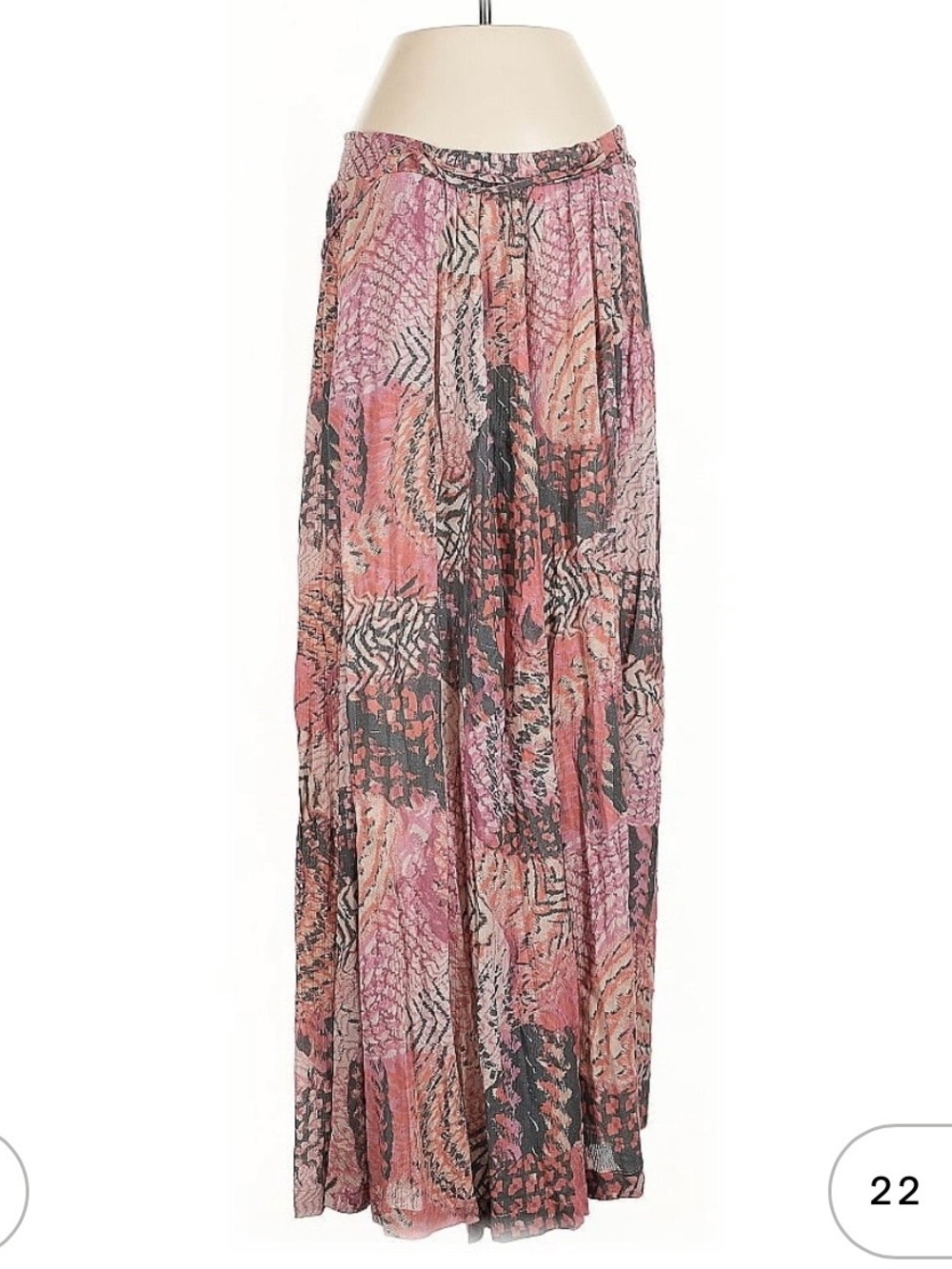 Free People high rise wide leg palazzo pant
